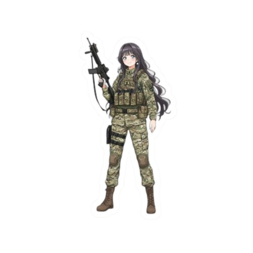 0079 Kaoruko Waguri Tactical Waifu Sticker - Image 1