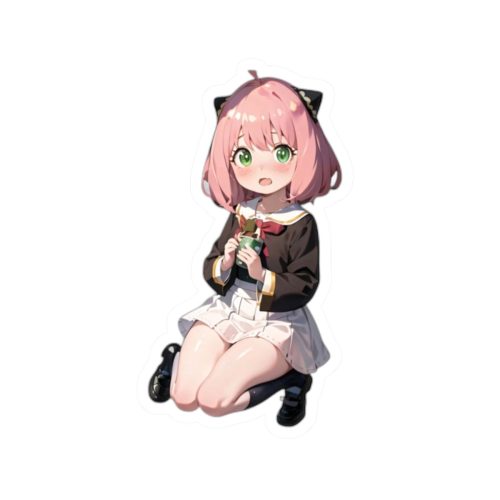 0326 Anya Forger Adorable Anime Sticker - Image 4