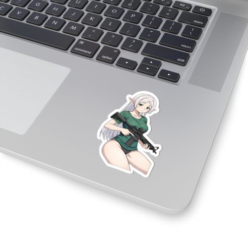 0126 Frieren Tactical Waifu Sticker - Image 2