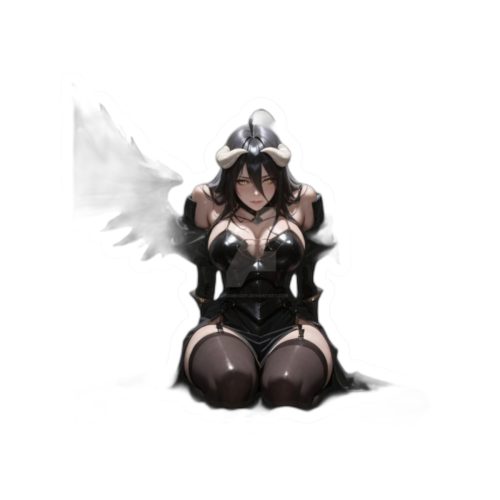 0423 Albedo Overlord Sticker 1PC - Image 1