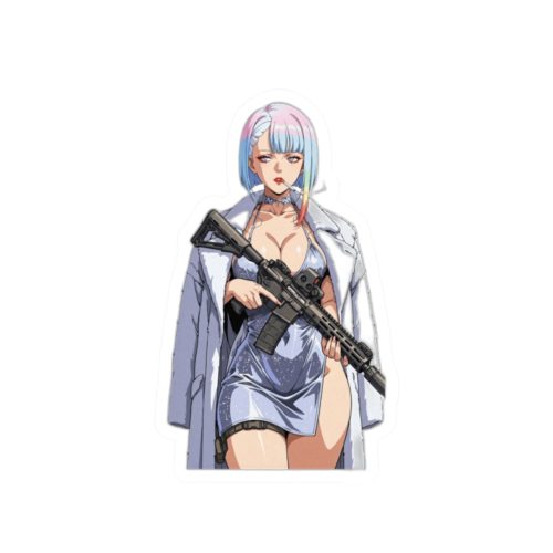 0022 Lucyna Tactical Waifu Sticker - Image 4