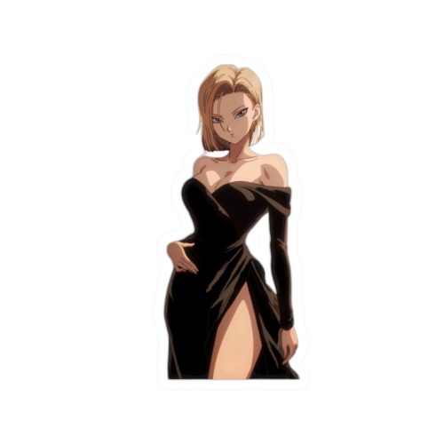 0360 Sexy Dress Android 18 Sticker - Image 4
