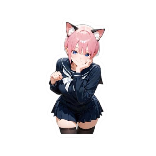 0008 Cat Girl Ichika Nakano Sticker - Image 10