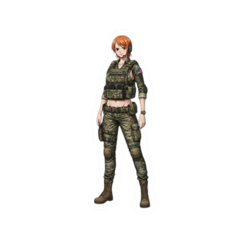 0110 Nami Waifu Tactical Sticker - Image 4