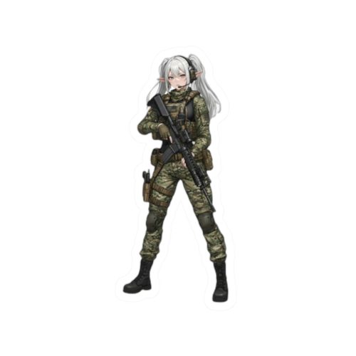 0081 Frieren Stand Tactical Waifu Sticker - Image 7