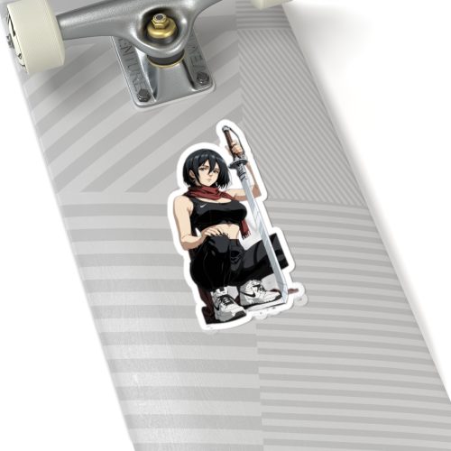 0142 Mikasa Ackerman Waifu Sticker - Image 8
