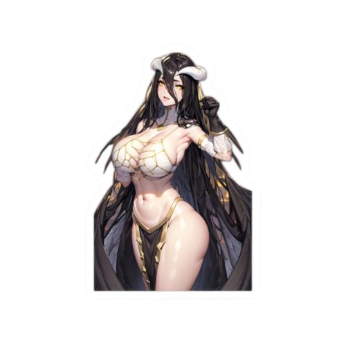 0161 Albedo Waifu Sticker - Image 7