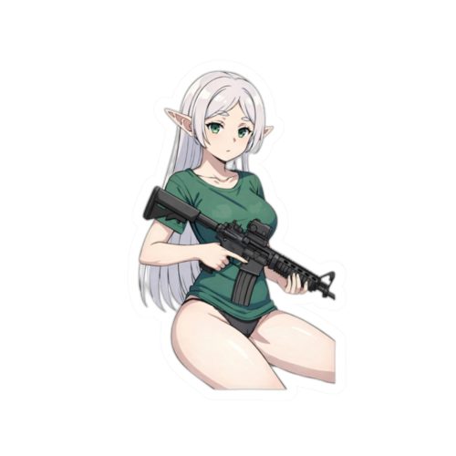 0126 Frieren Tactical Waifu Sticker - Image 10