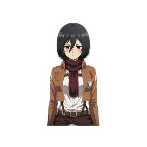 0362 Sad Eyes Mikasa Ackerman Sticker - Image 7