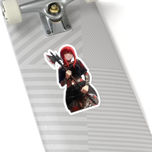 0078 Makima Holding An Axe Tactical Waifu Sticker - Image 8