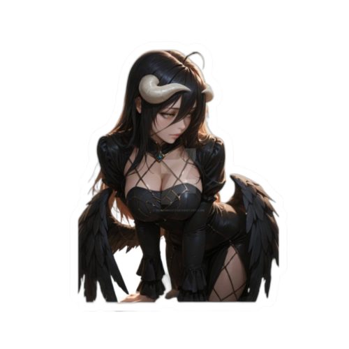 0424 Dark Angel - Albedo Overlord Sticker - Image 10