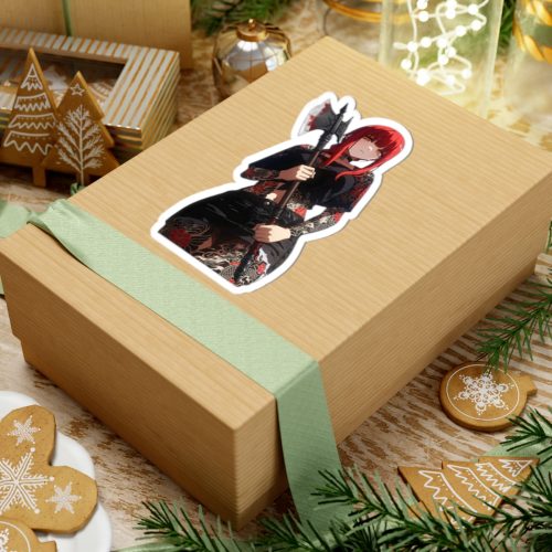 0078 Makima Holding An Axe Tactical Waifu Sticker - Image 9