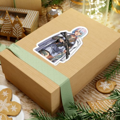 0020 Lucyna Tattoo Tactical Waifu Sticker - Image 9