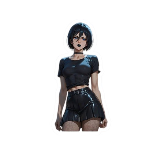 0364 Gothic Mikasa Ackerman Sticker - Image 7