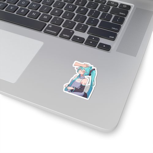 0476 Hatsune Miku Headpat Smiling Catgirl Anime Vinyl Sticker - Image 11