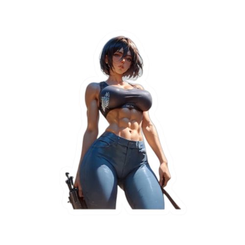 0365 Sultry Mikasa Ackerman Sticker - Image 4