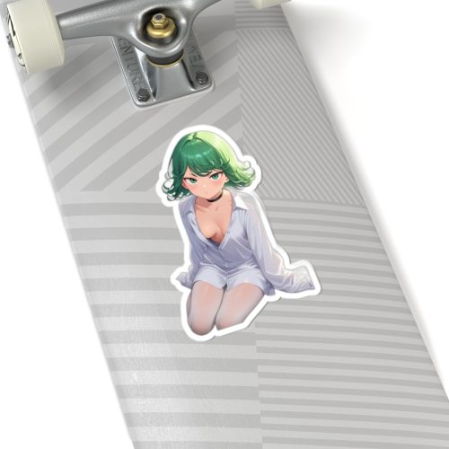 0165 Tatsumaki Wore A Collared Shirt Waifu Sticker - Image 8