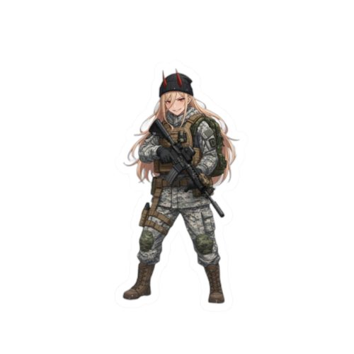 0108 Power Tactical Waifu Sticker - Image 4