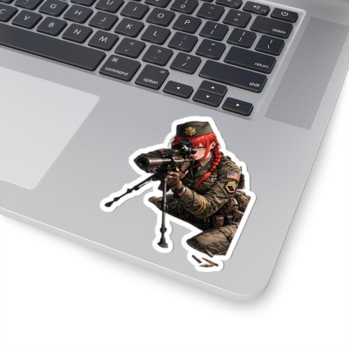 0130 Makima Sniper Tactical Waifu Sticker - Image 5