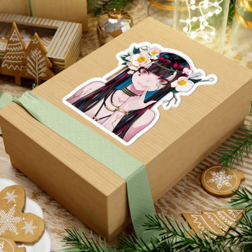 0482 Vampire Girl Dark Fantasy Sticker - Image 9