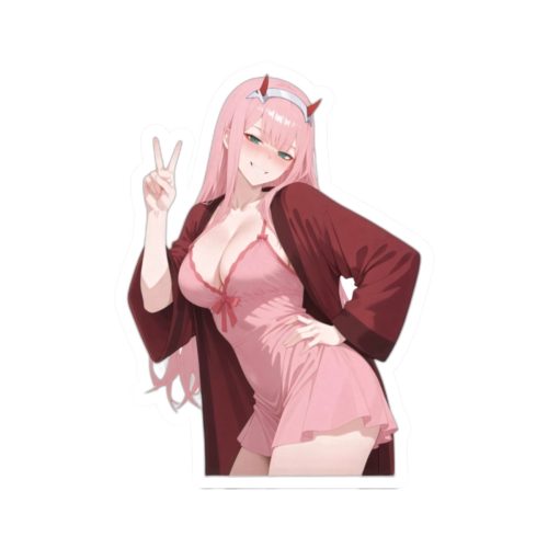 0504 Zero Two Transparent Outdoor Stickers Square 1pc - Image 4