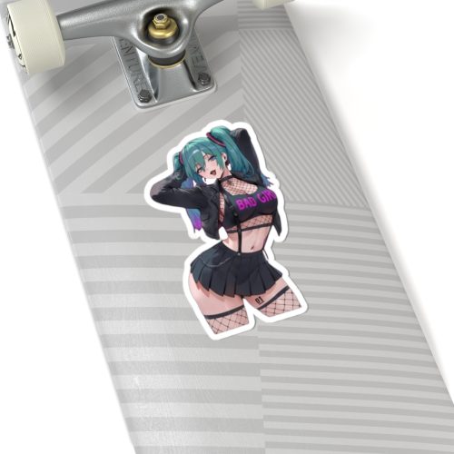 0487 Hatsune Miku Baddie Vinyl Sticker - Image 8