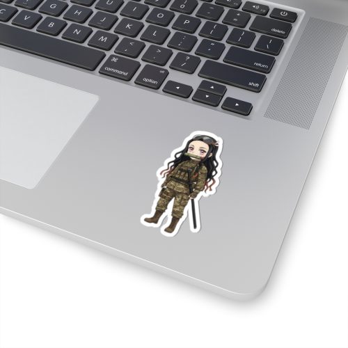 0121 Nezuko Cute Tactical Sticker - Image 2