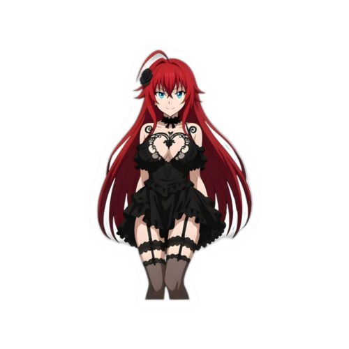 0484 Rias Gremory Gothic Style Waifu Sticker - Image 1