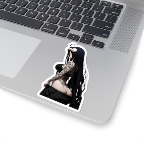 0499 Albedo From Overlord Gothic Tattooed Waifu Sticker - Image 5