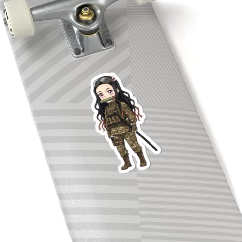 0121 Nezuko Cute Tactical Sticker - Image 8