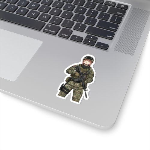 0123 Makima AR15 Tactical Waifu Sticker - Image 2