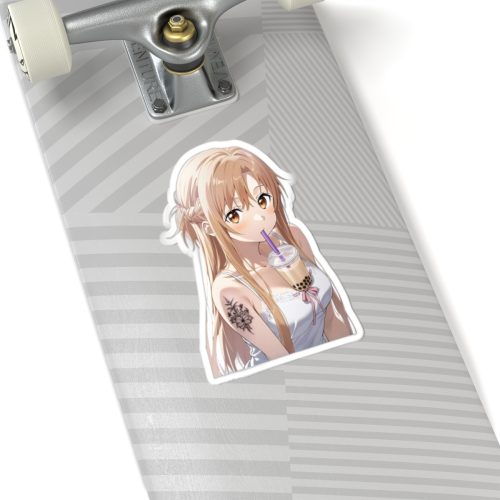 0457 Asuna Milk Tea Floral Tattooed Sticker - Image 8
