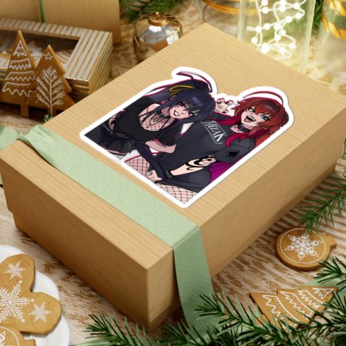 0294 Goth Rias x Akeno Sticker - Image 9