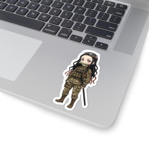 0121 Nezuko Cute Tactical Sticker - Image 5