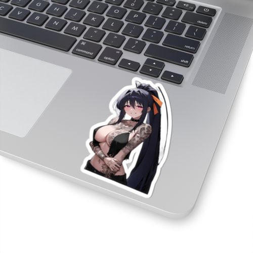 0500 Akeno Himejima Gothic Tattooed Waifu Sticker - Image 5