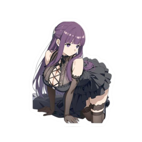 0370 Fern Kneeling with Lean Forward Sticker - Image 1