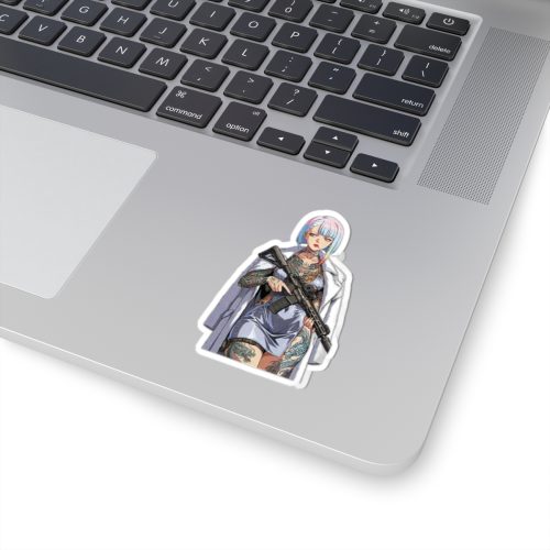 0020 Lucyna Tattoo Tactical Waifu Sticker - Image 2