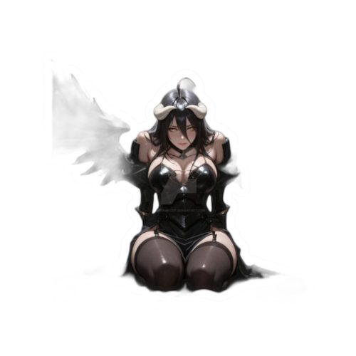 0423 Albedo Overlord Sticker 1PC - Image 4