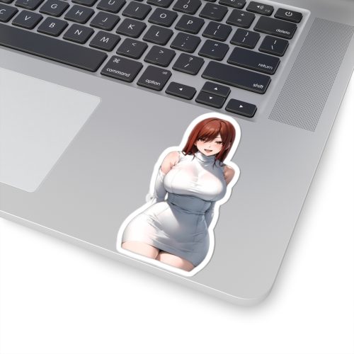 0471 Ezra Scarlet Charming White Dress Anime Vinyl Sticker - Image 5