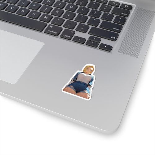 0354 Big Busty Android 18 Sticker - Image 11
