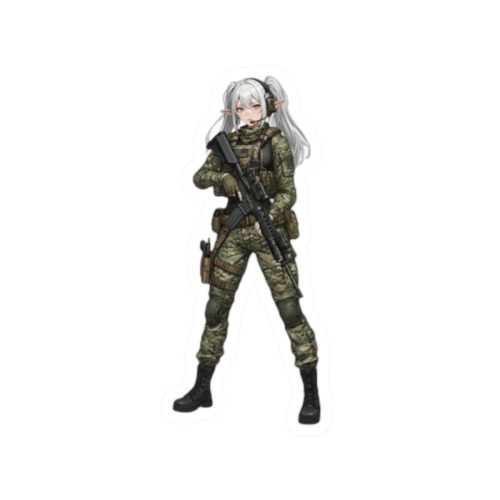 0081 Frieren Stand Tactical Waifu Sticker - Image 10