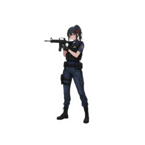 0076 Yor Forger Police Tactical Waifu Sticker - Image 10