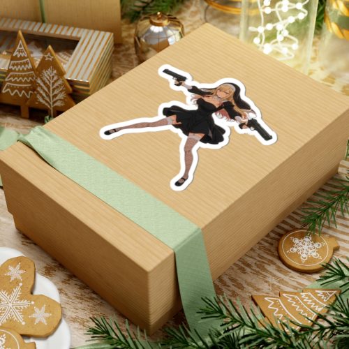 0066 Kitagawa Marin Two Gun Tactical Waifu Sticker - Image 9