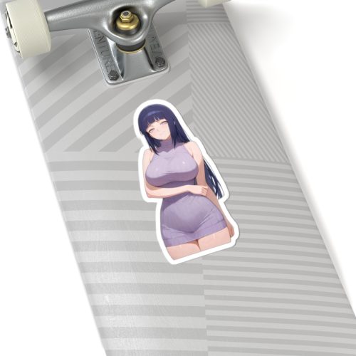 0503 Hinata Waifu Transparent Outdoor Stickers Square 1pc - Image 8