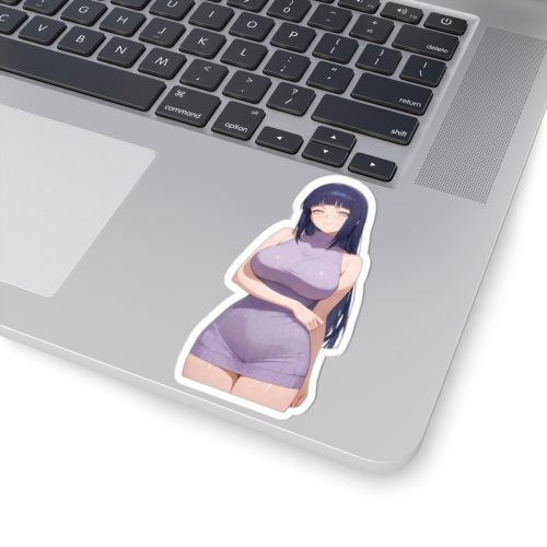 0503 Hinata Waifu Transparent Outdoor Stickers Square 1pc - Image 5