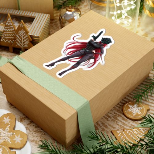 0427 Rias in Combat Armor and SMG Sticker - Image 9