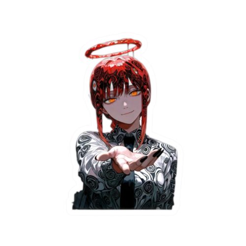 0150 Makima Waifu Sticker - Image 10