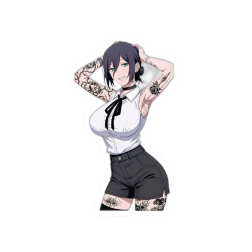 0021 Reze Tattoo Dance Waifu Sticker - Image 4