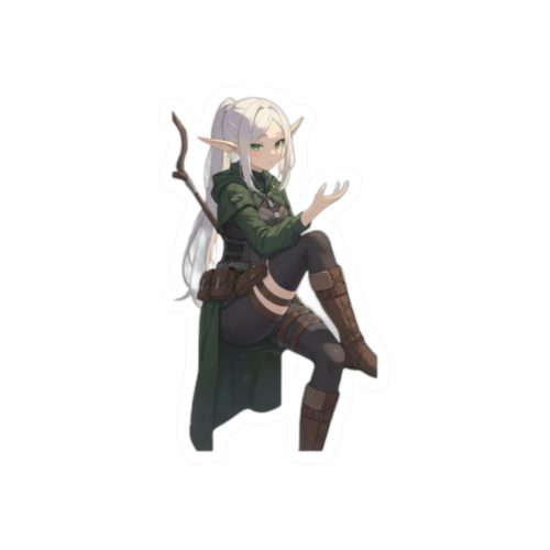 0063 Frieren Mage Tactical Waifu Sticker - Image 10