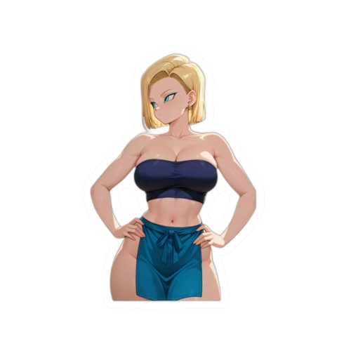 0355 Lascivious Android 18 Sticker - Image 7